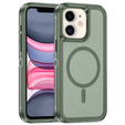 Case with frame for iPhone 11, for MagSafe, green