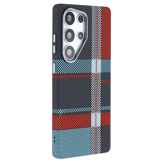 MagSafe's Samsung Galaxy S25 Ultra Case, Carbon Fiber, blue / red