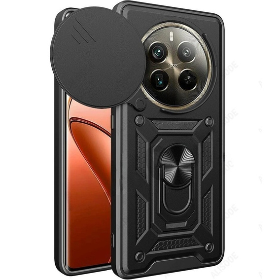 Case for Realme 12 Pro 5G / 12 Pro+ 5G, CamShield Slide, black