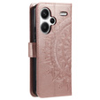 Flip case for Xiaomi Redmi Note 13 Pro+, Mandala, pink rose gold