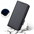 Flip case for Nokia X30 5G, Wallet Litchi Magnet Case, black