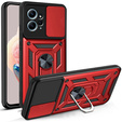 Case for Xiaomi Redmi Note 12 4G, CamShield Slide, red