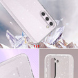 Case for Samsung Galaxy S23, Glittery Powder, transparent