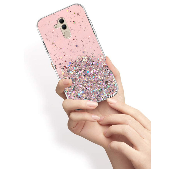 Case for Huawei Mate 20 Lite, Glittery, pink