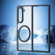 DuxDucis case for Samsung Galaxy Z Fold6 5G, Aimo case, for MagSafe, transparent / black