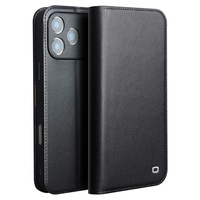QIALINO leather wallet flip case for iPhone 17 Pro Max - black