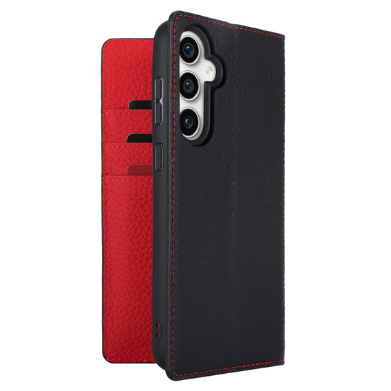 Flip case for Samsung Galaxy A25 5G, Litchi Skin Grain, black