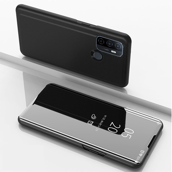 Case for Oppo A53 2020, Clear View, black
