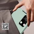 Flip case for Samsung Galaxy S24 FE, Smart View Wallet, green