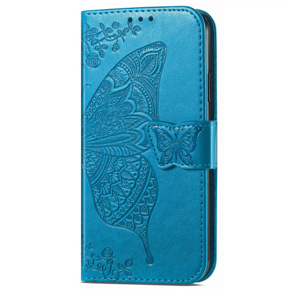 Flip case for Xiaomi 13, Butterfly, blue