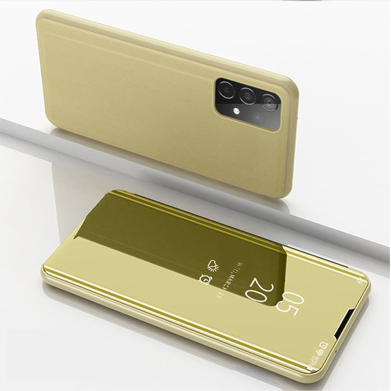 Case for Samsung Galaxy A52 / A52s, Clear View, gold