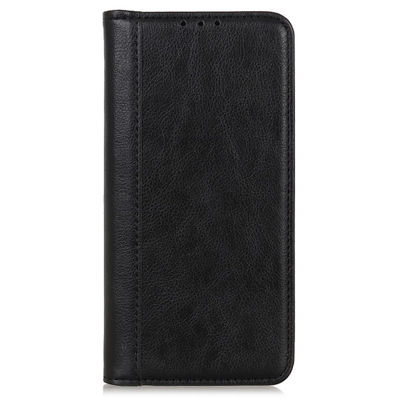 Case for Google Pixel 8 Pro, Wallet Litchi Leather, black