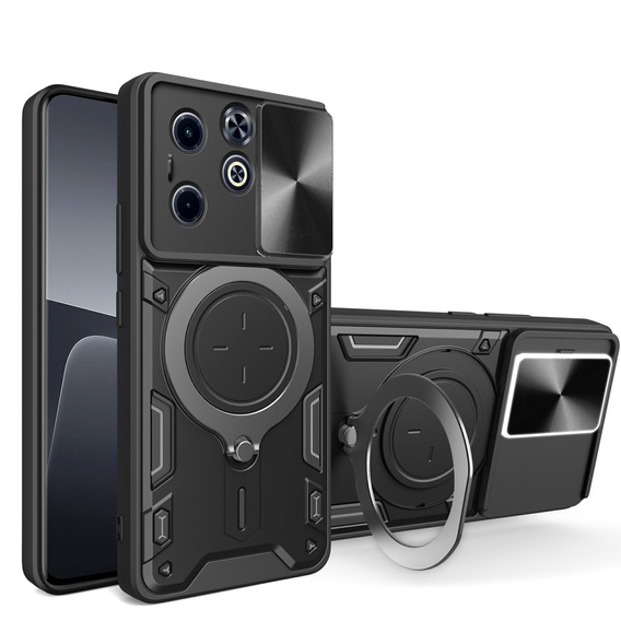 Armor case for Infinix Hot 40i, CamShield Slide, black