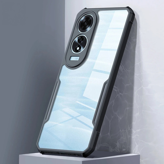 Case for Oppo A60, AntiDrop Hybrid, black