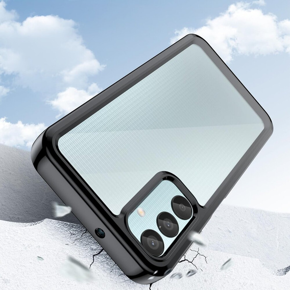Case for Samsung Galaxy M15 5G, Fusion Hybrid, transparent / black
