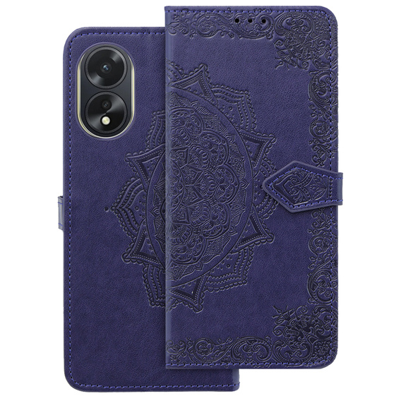 Flip case for Oppo A38 4G / Oppo A18 4G, Mandala, purple