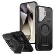 Case for Samsung Galaxy S24 FE, Military MagSafe with camera protection, black