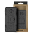 Case for Samsung Galaxy J6+ Plus, Tire Armor, black