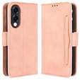 Flip case for Samsung Galaxy S25 Edge, Card Slot, pink