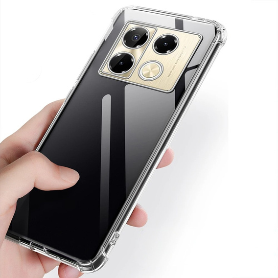Case for Infinix Note 40 Pro, Dropproof, transparent