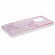 Case for Xiaomi Redmi 13C / Poco C65, Glitter Butterfly, pink