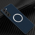 Case for Samsung Galaxy S23, Magsafe Slim Carbon, blue