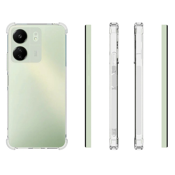 Case for Xiaomi Redmi 13C / Poco C65, Dropproof, transparent