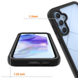 Case for Samsung Galaxy A55 5G, Shockproof, with film, black