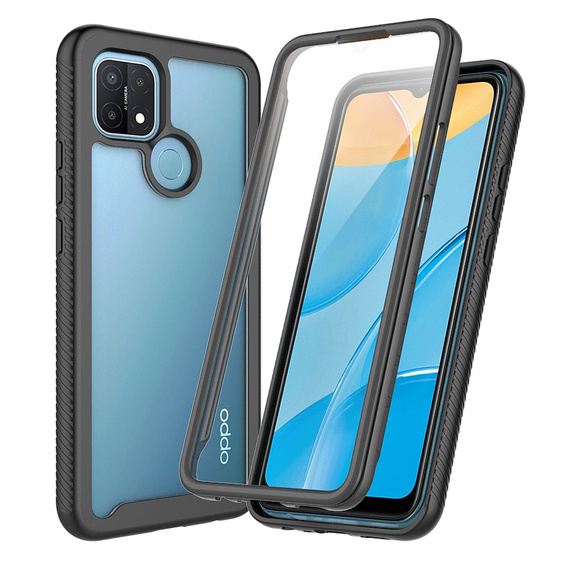 Case for Oppo A15 / A15S, Shockproof, with film, blue