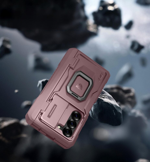 Armored case for Samsung Galaxy Z Fold 6 5G, Dexnor Full Body S-Pen Slot, pink