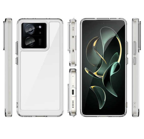 Case for Xiaomi 13T / 13T Pro, Fusion Hybrid, transparent