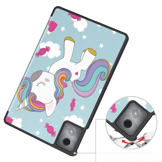 Case for Lenovo Tab K11 Plus, Smartcase, unicorn