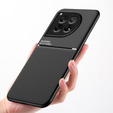 Case for OnePlus 12 5G, with magnetic grip plate, black