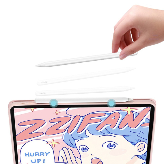 Case + keyboard iPad 9.7 2017 / iPad 9.7 2018 / Air / Air 2, pink rose gold