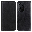 Flip case for Honor 200 Lite, Split Leather, black