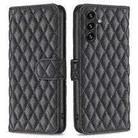 Flip case for Samsung Galaxy A56, Wallet, BINFEN COLOR, black