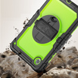 Armored Case for Lenovo Tab M11, protective 360 with stylus slot, green
