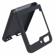 Case for Samsung Galaxy Z Flip7 FE / Z Flip6, Aramid Fiber Cover, black