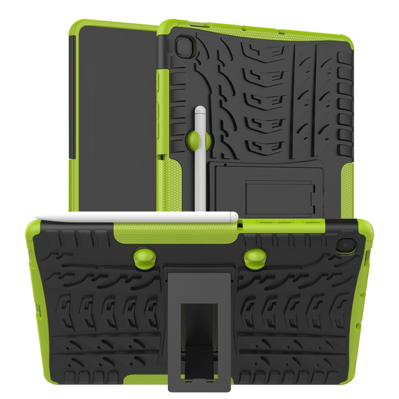 Case for Samsung Galaxy Tab S6 Lite, Tire Armor, green