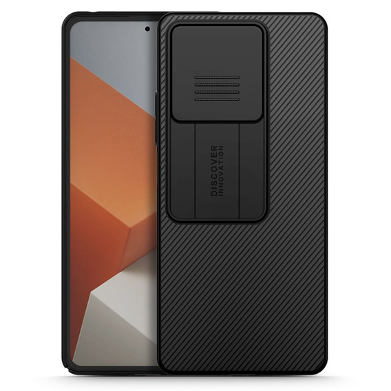 Case for Xiaomi Redmi Note 13 5G, Armored Nillkin, CamShield Pro, black