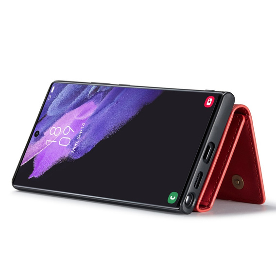 Case for Samsung Galaxy S23 Ultra, DG.MING 2in1, red