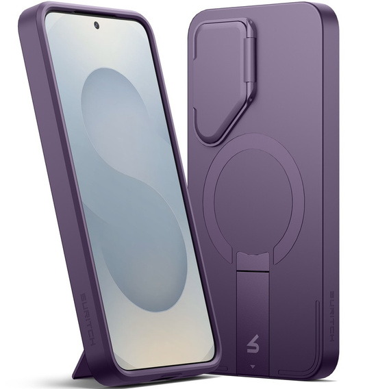 Case for Samsung Galaxy S25+ Plus, Suritch Shockproof, for MagSafe, purple