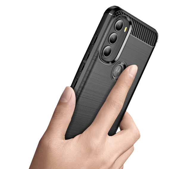 Case for Motorola Moto G71 5G, Carbon, black