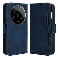 Flip case for Xiaomi 14 Ultra, Card Slot, dark blue