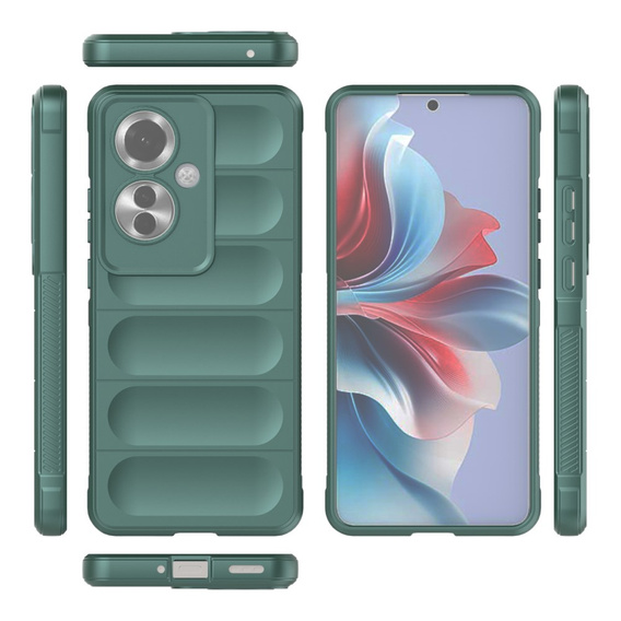 Case for Oppo Reno 11F 5G, Gaming Shockproof, green