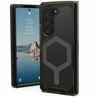 Urban Armor Gear Case for Galaxy Z Fold 5 5G, Plyo MagSafe, transparent / green