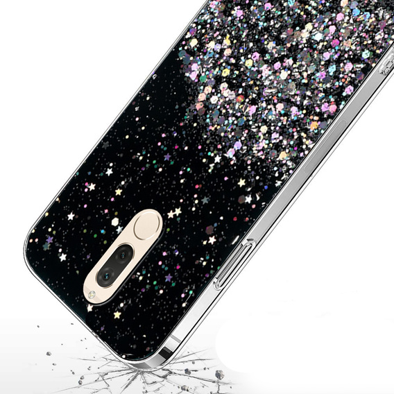 Case for Huawei Mate 10 Lite, Glittery, black