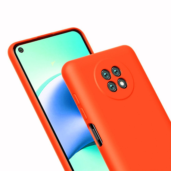 Case for Xiaomi Redmi Note 9T 5G, Silicone Lite, red