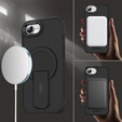 Case for Iphone 16E, Kickstand Matt Case, for MagSafe, black