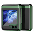 Case for Samsung Galaxy Z Flip7 FE / Z Flip6, PC Case, transparent / green